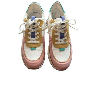 Madewell Womens Multicolor Leather Sneakers Size 8.5M